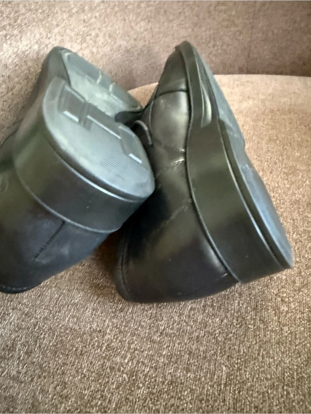 Men's Classic Lace-Up Dress Shoes in black sizes 45